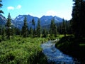 Idaho Sawtooth Mountains Royalty Free Stock Photo