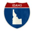 Idaho State Interstate road sign