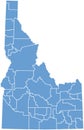 Idaho State map