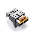IDC Connector isolated on a white background Royalty Free Stock Photo
