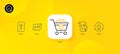 Idea, Ab testing and Unknown file minimal line icons. For web application, printing. Vector
