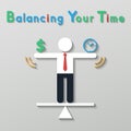 Idea balance your life business concept