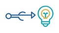 Idea Connection Path, Solution Development Icon, vector design Generative AI Royalty Free Stock Photo