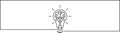 Idea creative banner sign different Light bulb icon. Innovation symbol and creative concept Royalty Free Stock Photo