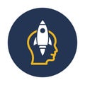 Idea develop, idea generation Vector Icon which can easily modify or edit Royalty Free Stock Photo