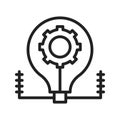 Idea Generation Icon Image.