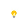 Idea hand bulp lam logo icon Royalty Free Stock Photo
