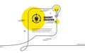 Idea icon. Lightbulb sign. Core value. Vector