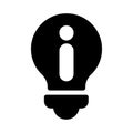 Idea  vector glyph flat icon Royalty Free Stock Photo