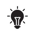 Idea vector glyph flat icon Royalty Free Stock Photo
