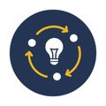 Idea, idea develop Vector icon which can easily modify Royalty Free Stock Photo