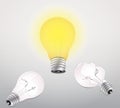 Idea lamp Royalty Free Stock Photo
