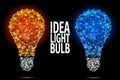 Idea light bulb Royalty Free Stock Photo