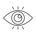 Idea Line Style vector icon which can easily modify or edit