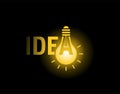 Idea logo solution, innovation concept