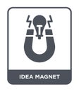 idea magnet icon in trendy design style. idea magnet icon isolated on white background. idea magnet vector icon simple and modern