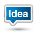 Idea prime blue banner button Royalty Free Stock Photo