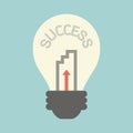 Idea to success Royalty Free Stock Photo