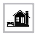 Ideal Home Icon Royalty Free Stock Photo