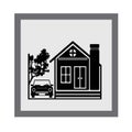 Ideal Home Icon Royalty Free Stock Photo