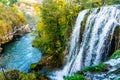 Ideal mixture of mountains, water and trees in Croatia Royalty Free Stock Photo