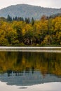 Ideal mixture of mountains, water and trees in Croatia