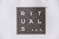 AACHEN, GERMANY OCTOBER, 2017: Rituals logo on a paper bag. Rituals is a company for Cosmetics