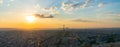 Paris Skyline panorama Royalty Free Stock Photo