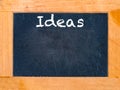 Ideas chalk board Royalty Free Stock Photo