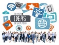 Ideas Creative Social Media Social Networking Vision Concept Royalty Free Stock Photo