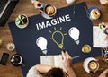 Ideas Creative Thinking Imagine Inspiration Concept Royalty Free Stock Photo