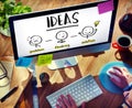 Ideas Creative Thinking People Graphic Concept Royalty Free Stock Photo