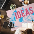 Ideas Creativity Imagination Light Bulb Concept Royalty Free Stock Photo