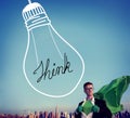 Ideas Inspiration Think Creative Bulb Concept Royalty Free Stock Photo