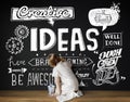 Ideas Inspire Creative Thinking Motivation Concept