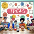 Ideas Mission Imagination Icons Vision Concept Royalty Free Stock Photo