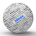 Ideas Sphere Definition Shows Creativity And Royalty Free Stock Photo