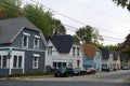 Identical homes built for mill workers by the old S.D. Warren Mill in Westbrook Maine