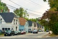 Identical homes built for mill workers by the old S.D. Warren Mill in Westbrook Maine