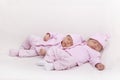 Identical twin sisters Royalty Free Stock Photo