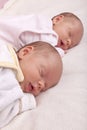Identical twins Royalty Free Stock Photo