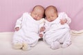 Identical twins Royalty Free Stock Photo