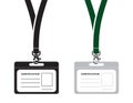 Identification card with lanyard