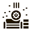 identification of sanitary problems in living room icon Vector Glyph Illustration