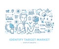 Identify Startup Target Market Royalty Free Stock Photo