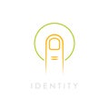Identity abstract vector logo