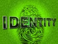 Identity Fingerprint Represents Log Ins And Brand