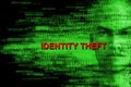 Identity Theft, Hacking, Hacker, Computers Royalty Free Stock Photo