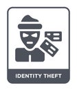 identity theft icon in trendy design style. identity theft icon isolated on white background. identity theft vector icon simple Royalty Free Stock Photo