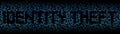 Identity Theft text on hex code illustration Royalty Free Stock Photo